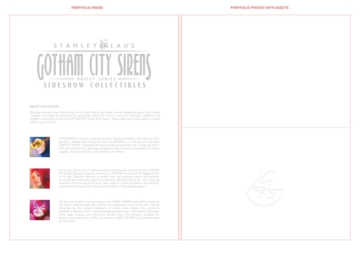 Gotham City Sirens Artist Series Portfolio