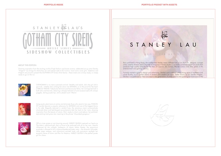Gotham City Sirens Artist Series Portfolio