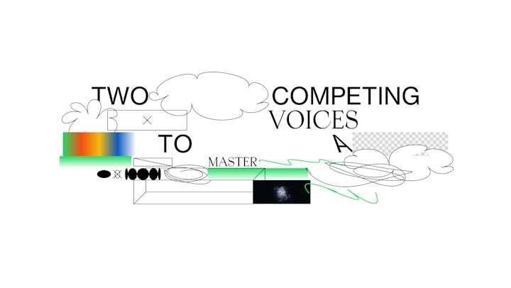 Two Competing Voices Submitted to a Master