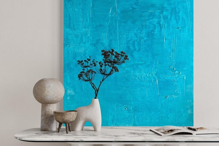 FORMENTERA - "Dark Moire pattern in my feet" at home