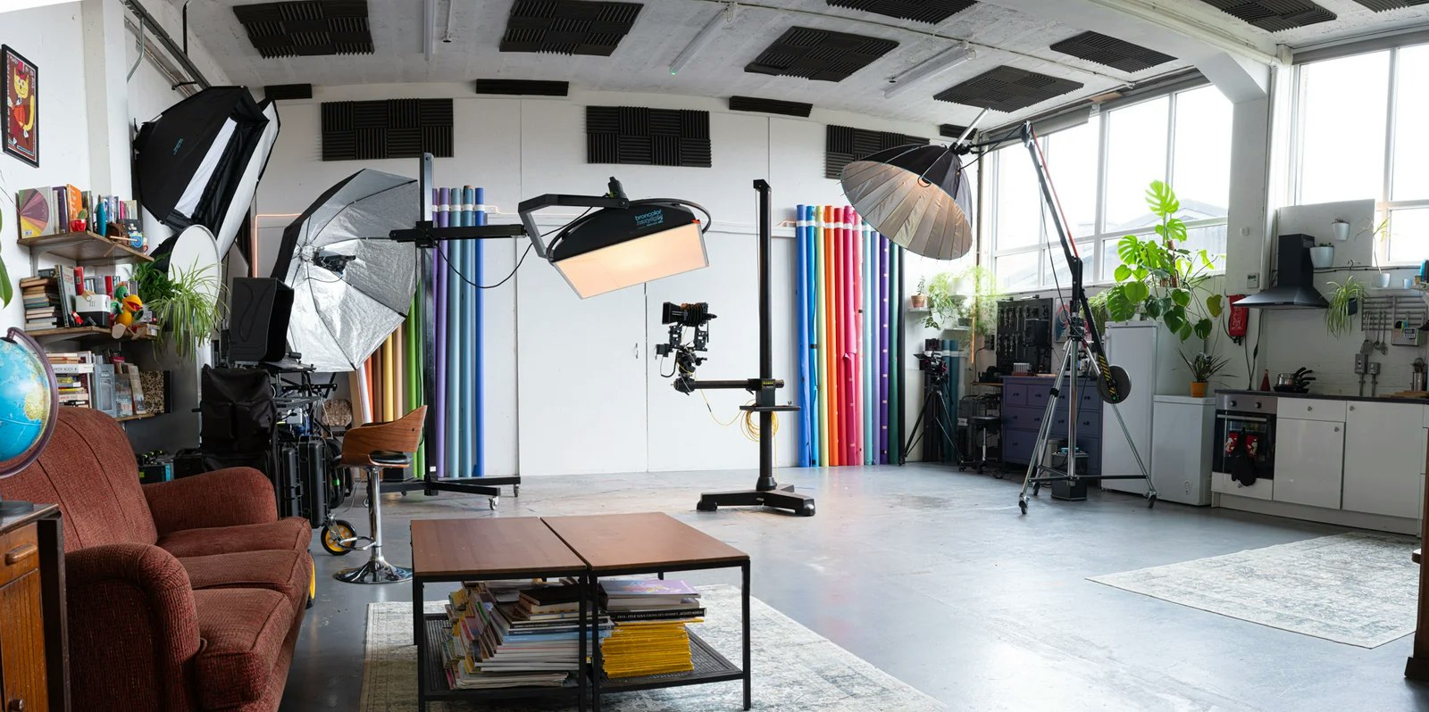 London portrait photographer Scott Choucino's photographic studio