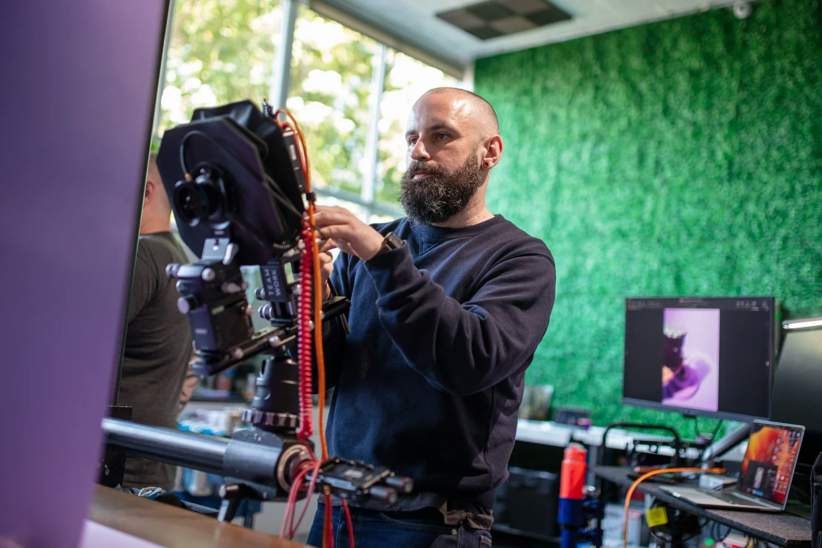 London product photographer Scott Choucino shooting on his technical high resolution camera