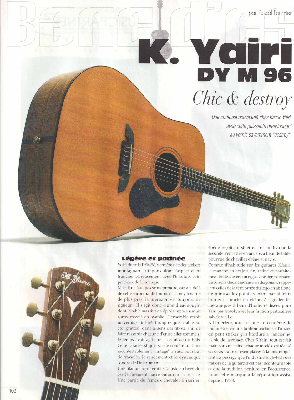 Press K Yairi Guitars