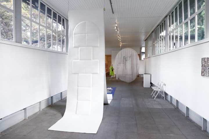 The installation displayed before mine is made by Anne Habermann