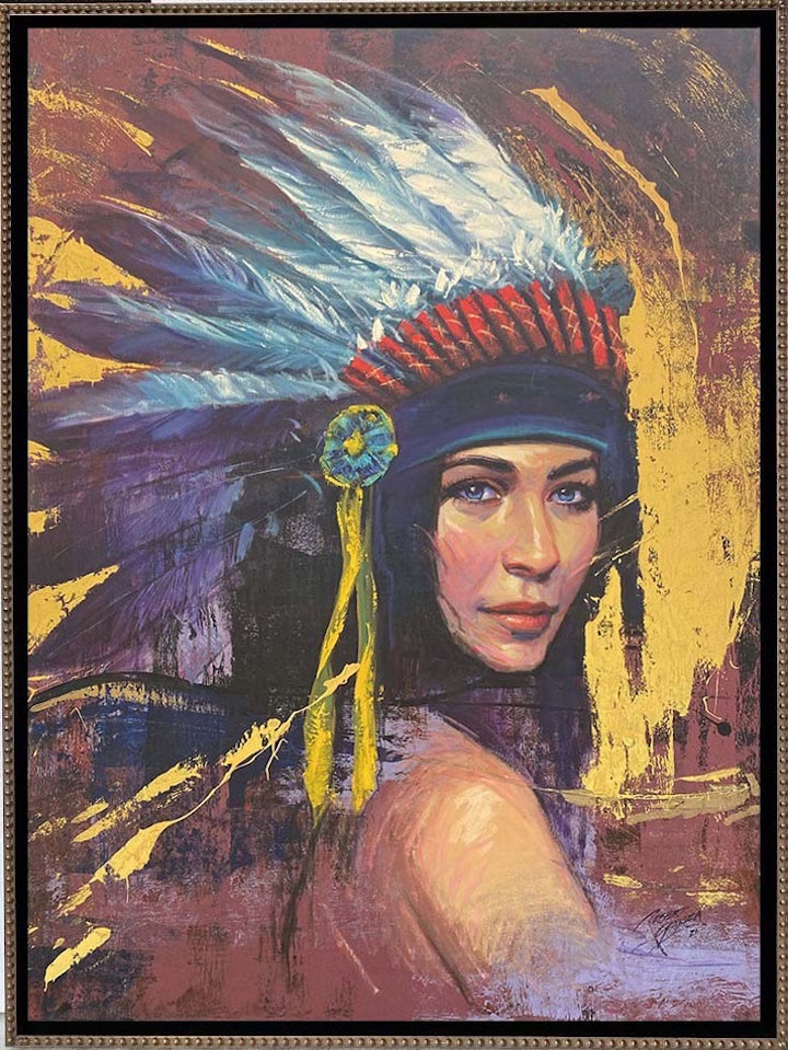 American Indian - Dakota - 36x48" Mixed Media on Canvas
$3,200 SOLD