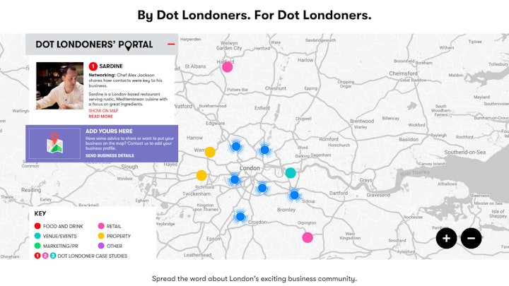 Web content | Dot London for GLA -