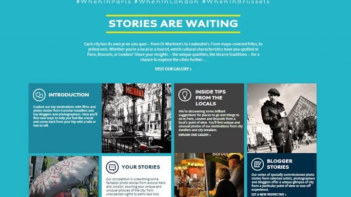 Talent management, web and social activation | Eurostar -