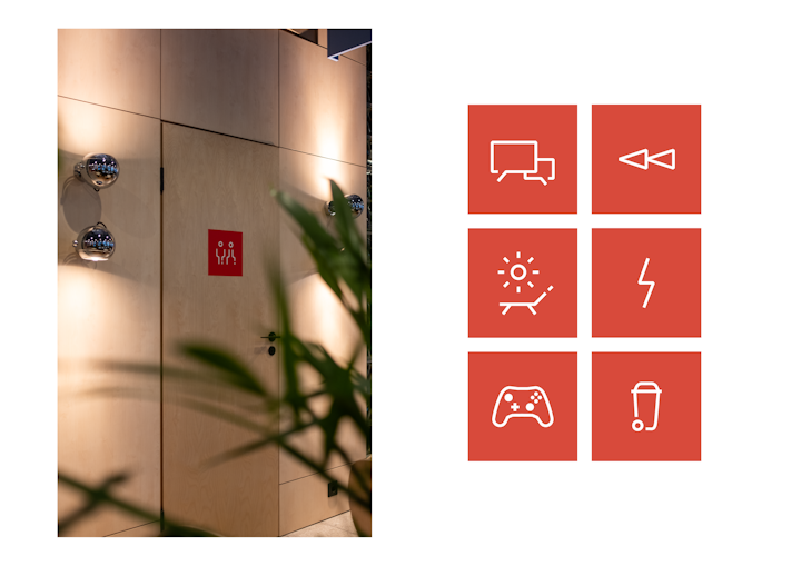 Stereo House wayfinding -