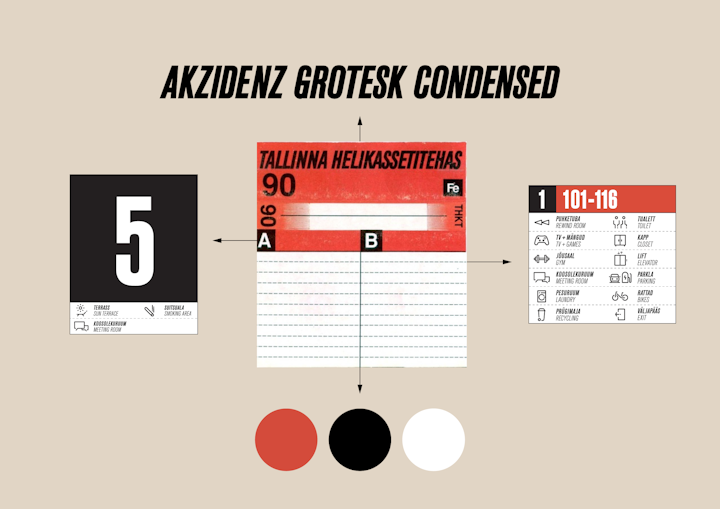 Stereo House wayfinding -