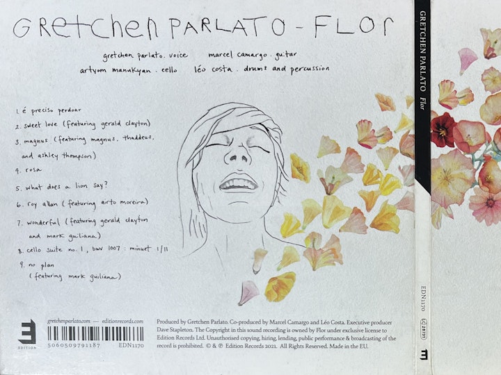 flor CD front / back panels