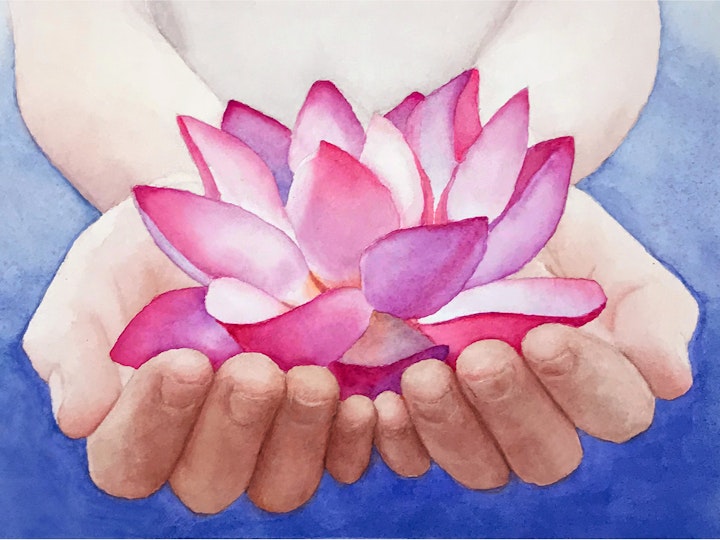 Flor tour poster illustration - watercolor