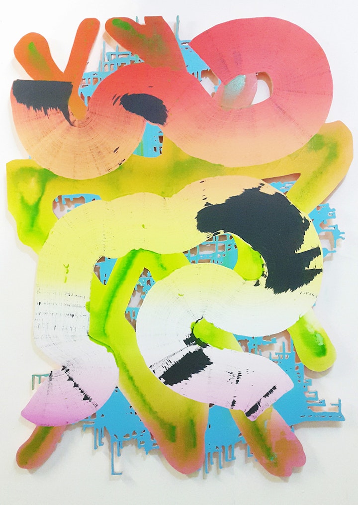 Image 7_Ralph Anderson_Epicurus' Space Garden_1200x900mm_Acrylic on Plywood_£3800 - Epicurus' Space Garden
Acrylic on Plywood
120cm x 90 cm
2015