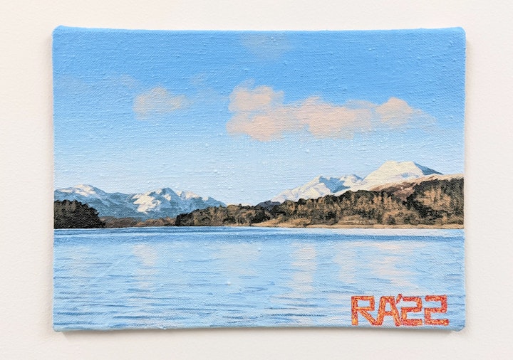 image - Loch Lomond (Winter)
Acrylic on Flax
15cm x 21cm
2022