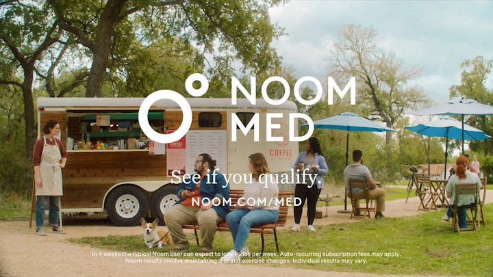 Noom 2023 Peak TV Campaign