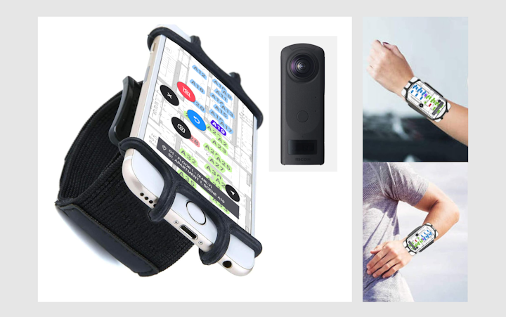 Works with a wrist band: site safety compliant