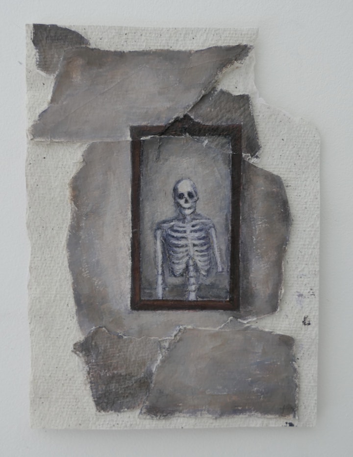 Today was a good day
Acrylic on khadi paper