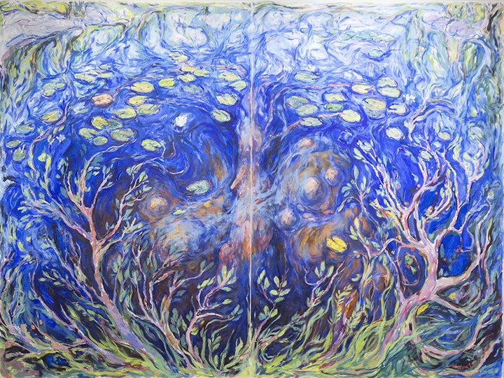 Sylki, 160x240, Öljy ja akryyli kankaalle, 2023, Private collection