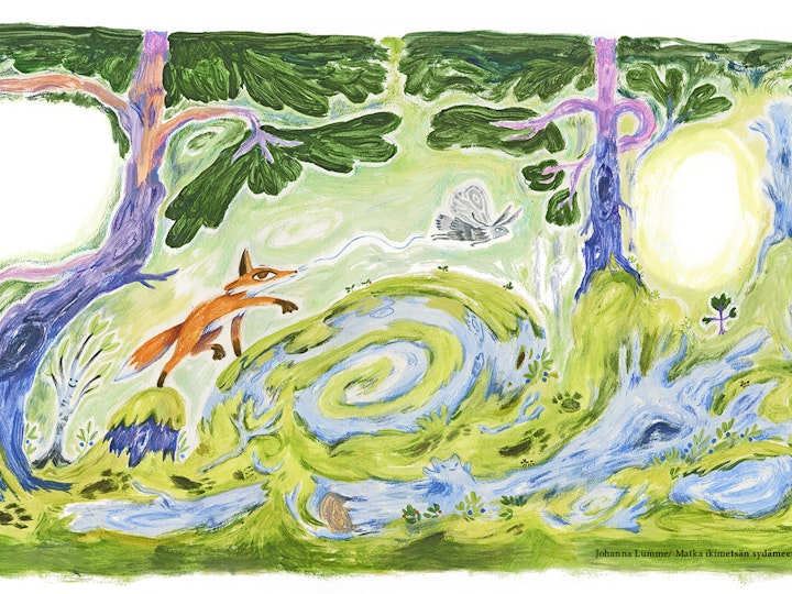 Metsän halki, s. 8-9