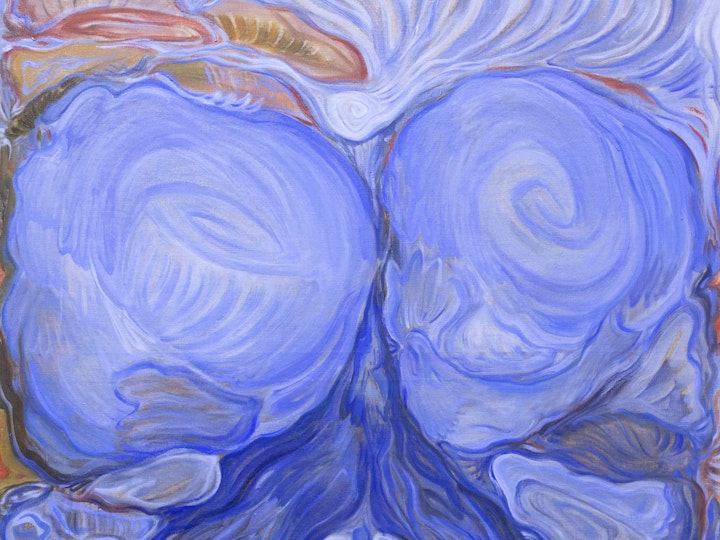 Riekot etsivät uutta pohjoista, 120x100 cm, öljy pellavalle, 2024