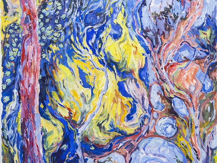 Loppuhuipennus, 150x100 cm, Öljy ja akryyli kankaalle, 2024, Private collection