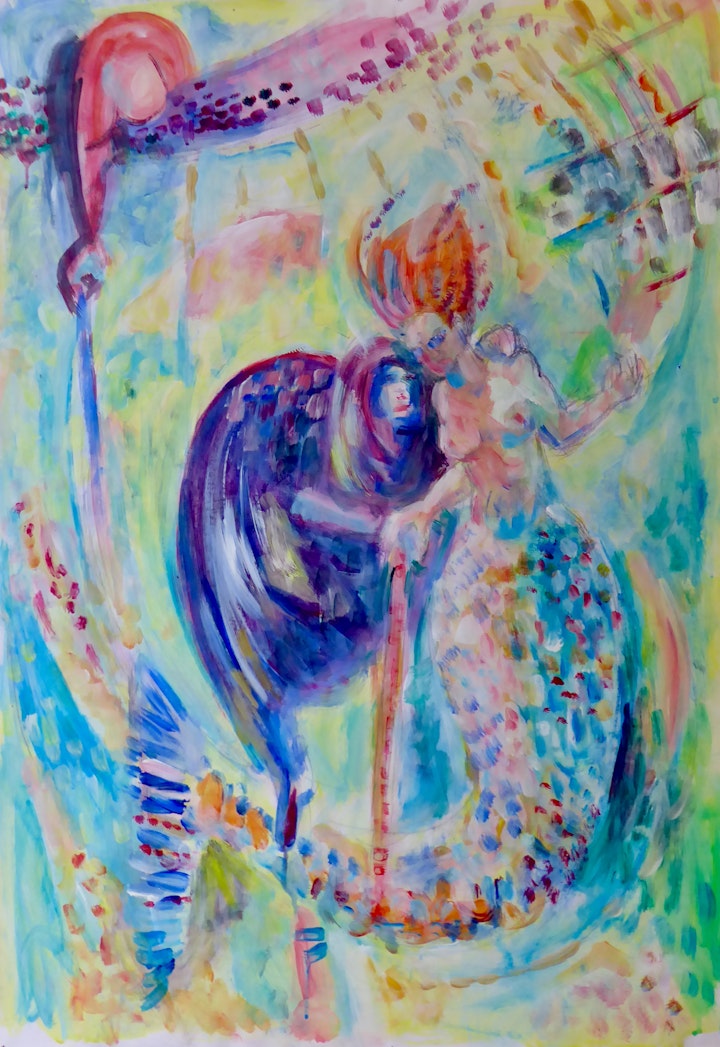 THE MERMAID AND CRONE - FISHERBOY SERIIES Acrylic