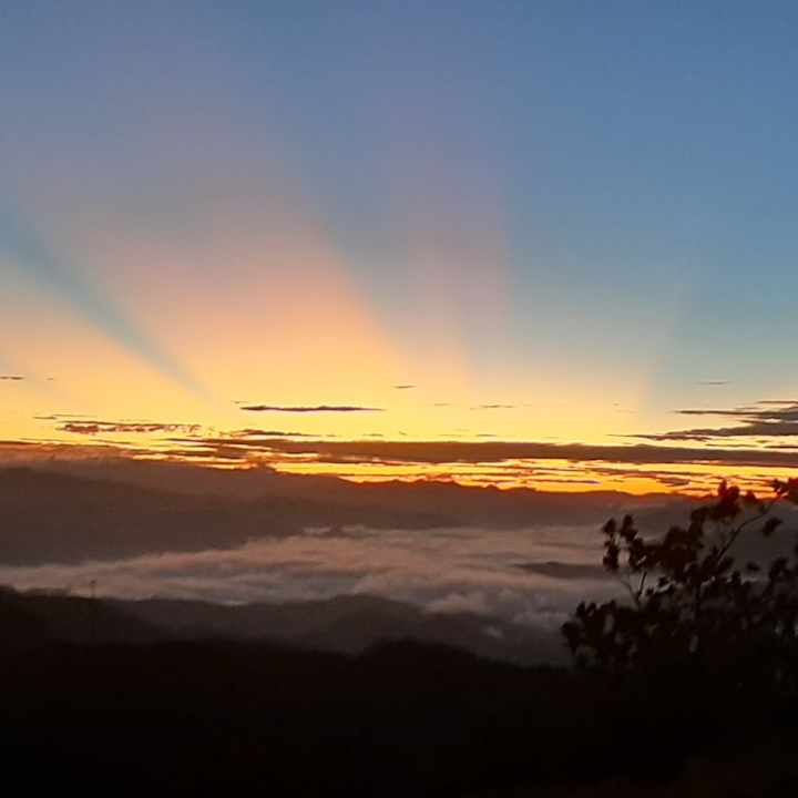 A new day dawns from the summit of a natural fortress that once served as a hideout during El Salvador's civil war (1979-1992). Today, this serene and historic site provides an incredible adventure tourism experience