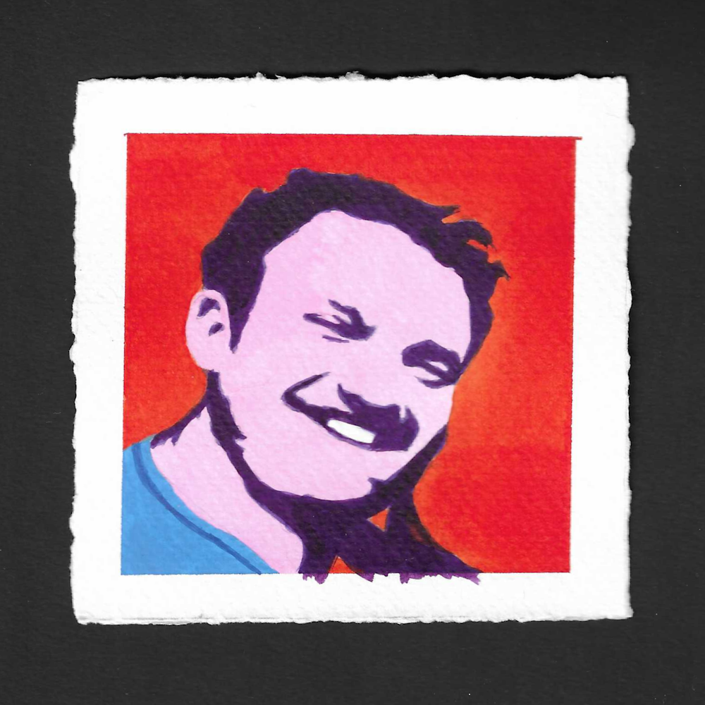 Pops Ink 'Pop Ink' portraits - Life on the Wall - portrait paintings