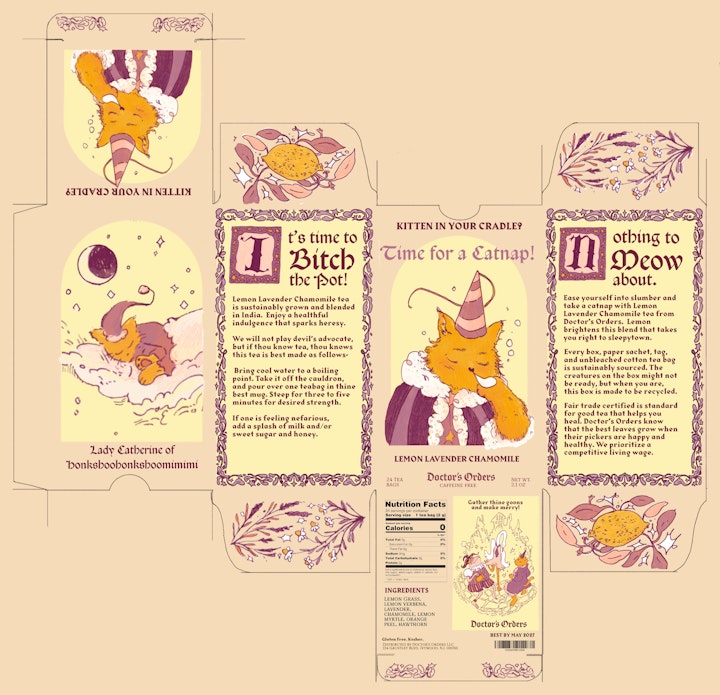 Doctor's Orders Tea Packaging
