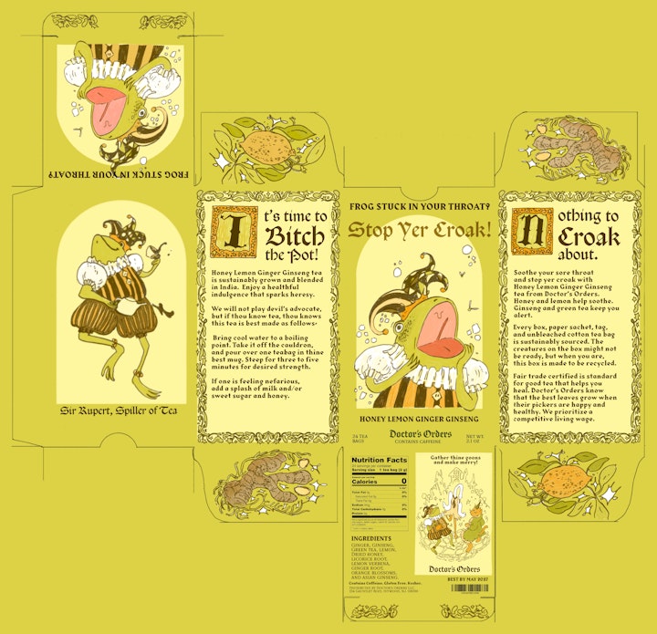 Doctor's Orders Tea Packaging