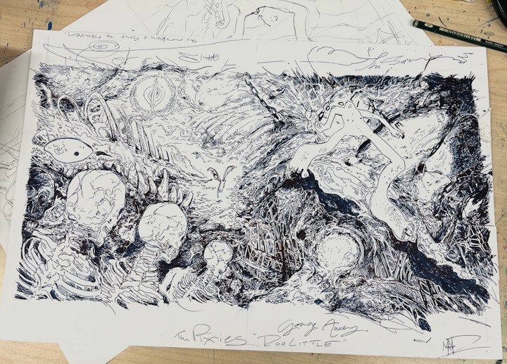 Pen and ink of cover