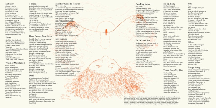 Doolittle Lyric Sheet