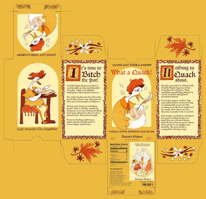Doctor's Orders Tea Packaging