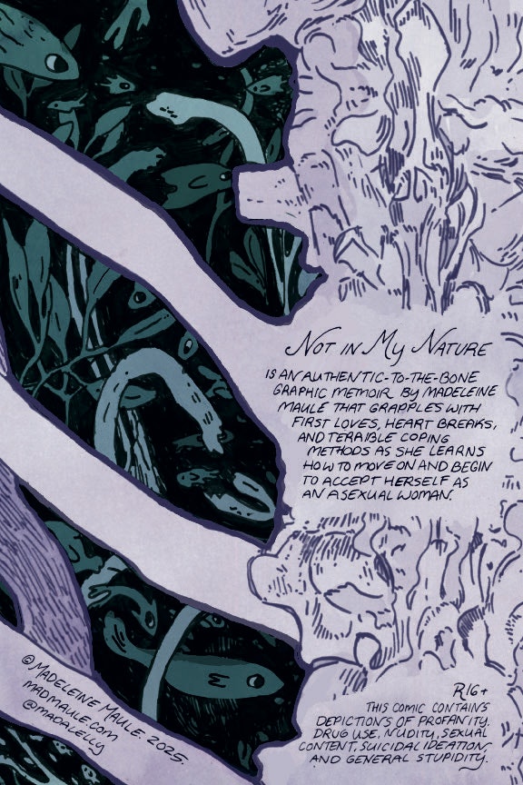 Not in My Nature Comic - Back Cover
