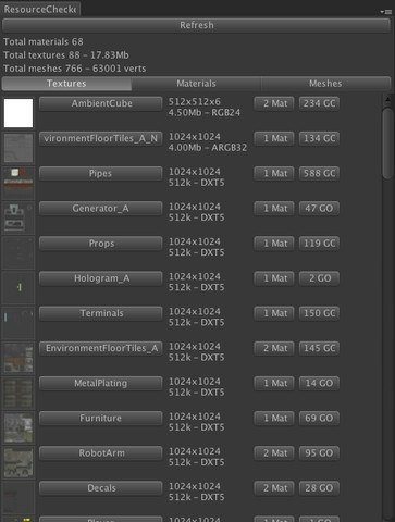 Checkers Unity Source Code Unity Resource Checker (Archived) - Simon Oliver