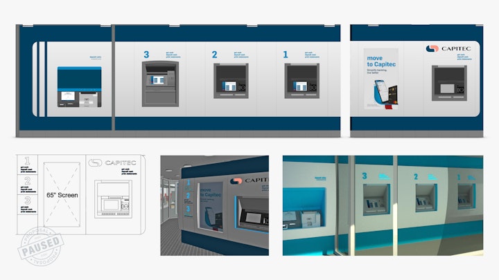 Digital signage was proposed for ATMs and Self-Service Terminals to support client guidance, but was later put on hold.