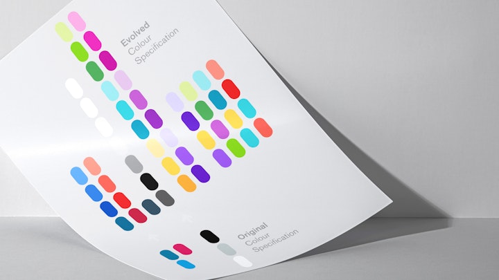 Initially just red and blue, the colour palette evolved to support retail and business banking, the Live Better and MoneyUp properties, and the internal brand. The internal colour system, shaped by Capitec’s four fundamentals, became a quiet expression of what sets the brand apart.