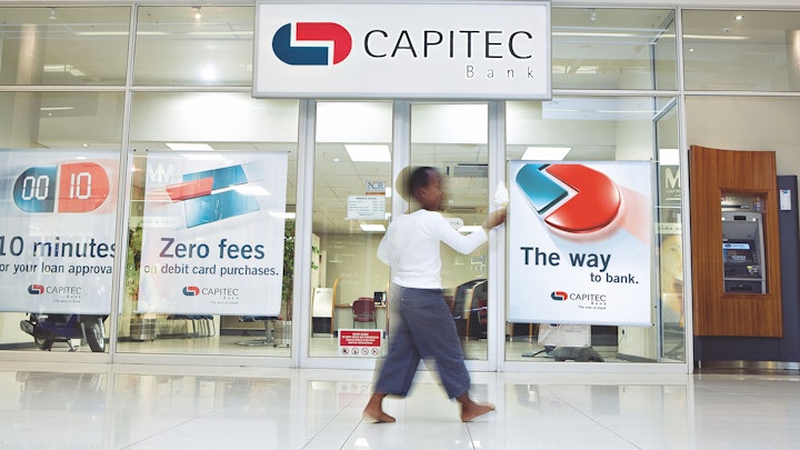 Capitec’s original branch design.