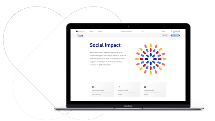 Adopted quickly by HR for internal brand and Corporate Social Investment teams, it brought a human touch to the brand. That’s why it spread naturally across business units, taking on different meanings but always pointing back to the heart of Capitec.