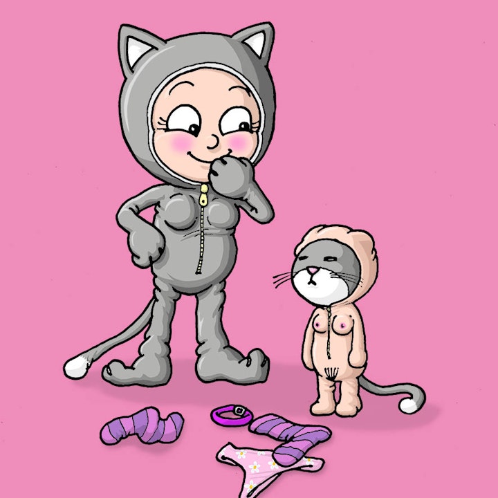 CHARACTER DESIGN & ILLUSTRATION - Sofia in Cat Suit 2 SMALL for directors website
