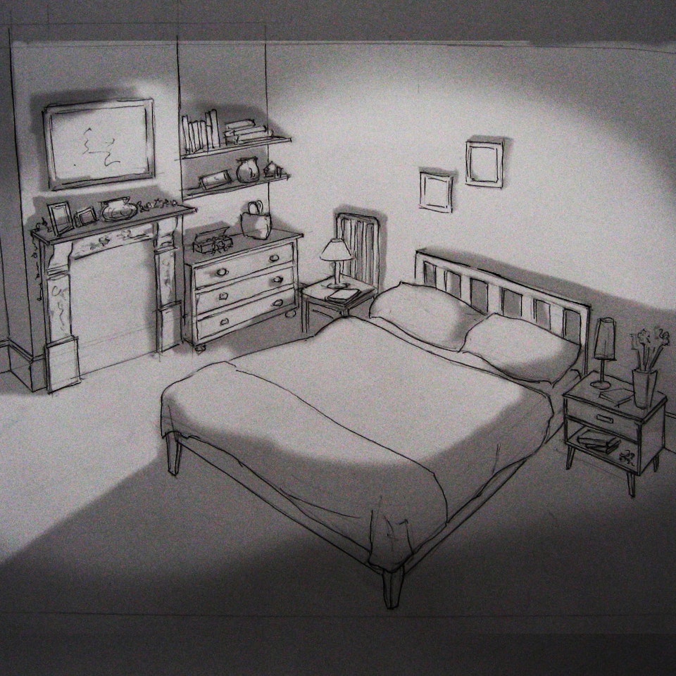 Nectar - Gift Horse - Bedroom Set Sketch 1