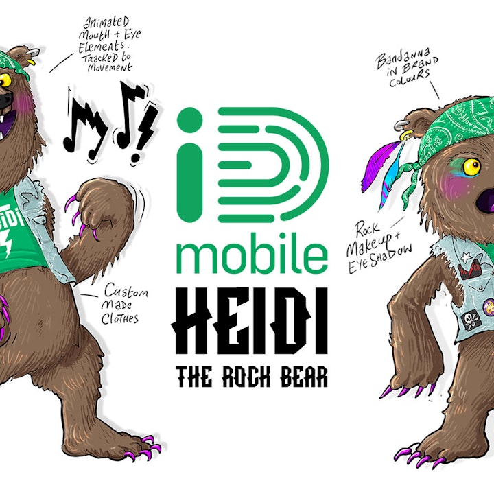 CHARACTER DESIGN & ILLUSTRATION - Heidi iD Mobile Character Designs 3