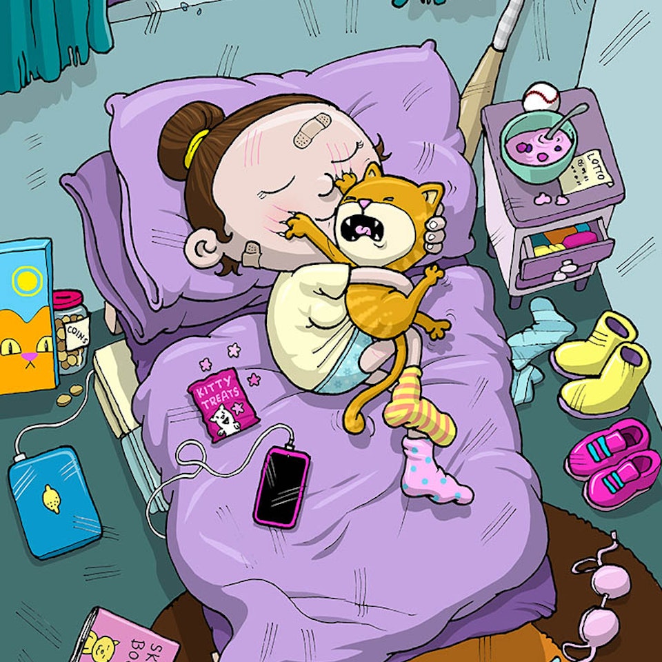 CHARACTER DESIGN & ILLUSTRATION - Scratchy Snuggles Small for Directors webbsite