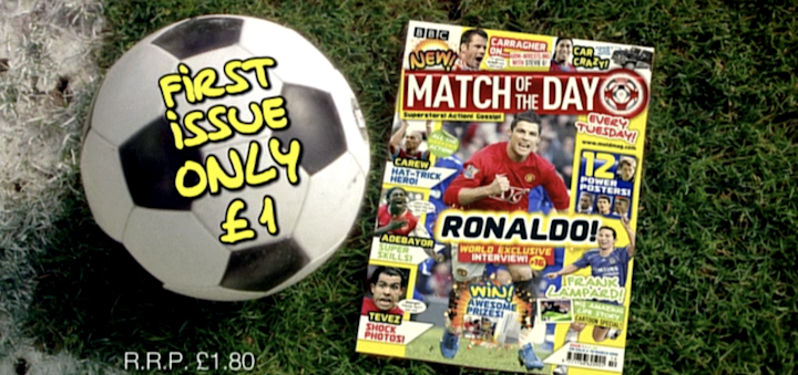 Match of The Day Magazine Ad