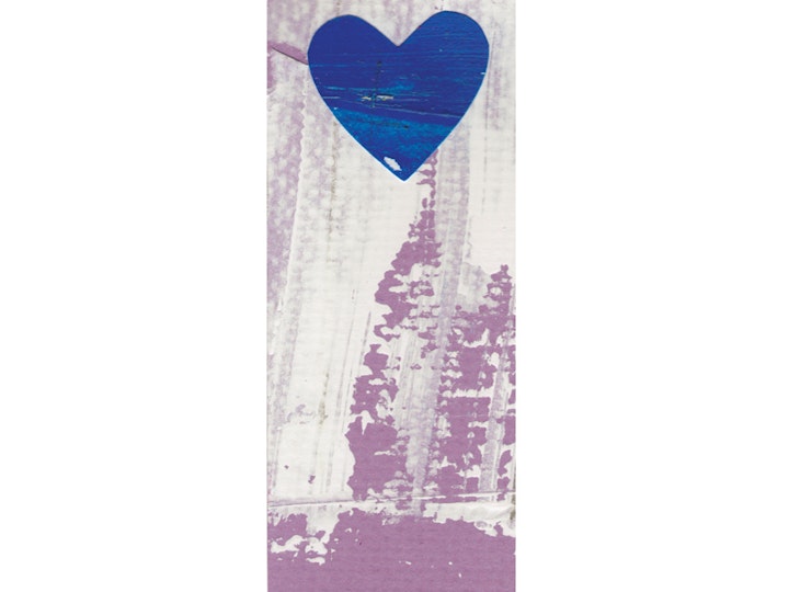 Heart blue