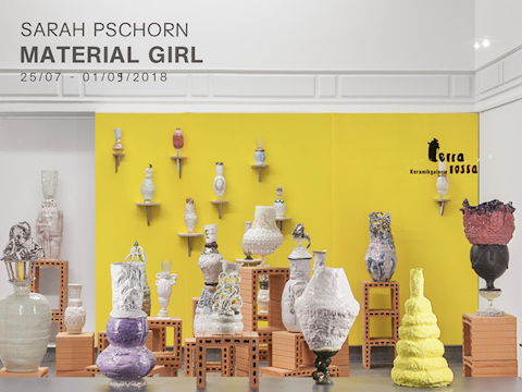 Eröffnung "Sarah Pschorn: Material Girl" Galerie terra rossa, Leipzig