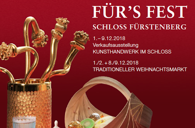 Für's Fest – Schloss Fürstenberg  - Verkaufsausstellung zur Weihnachtszeit