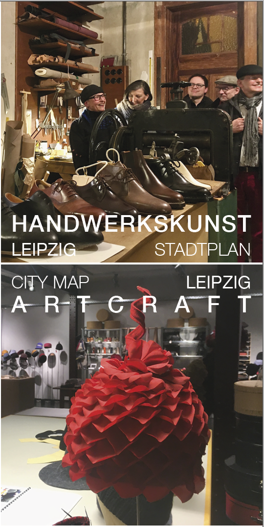 Stadtplan Handwerkskunst & Design Leipzig