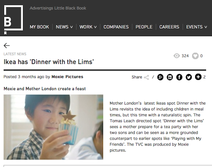 Little Black Book on Ikea - Dinner with the Lims