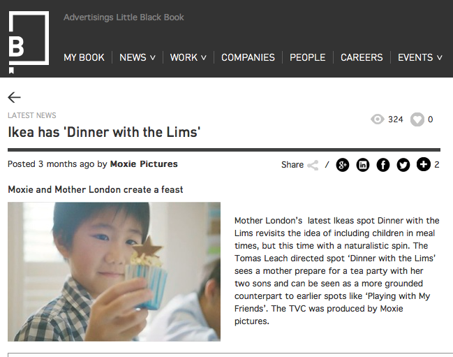 Little Black Book on Ikea - Dinner with the Lims