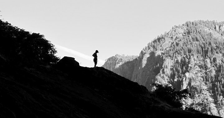 Gary topping out - Yosemite Valley, CA - 2011 - (canon IXUS)